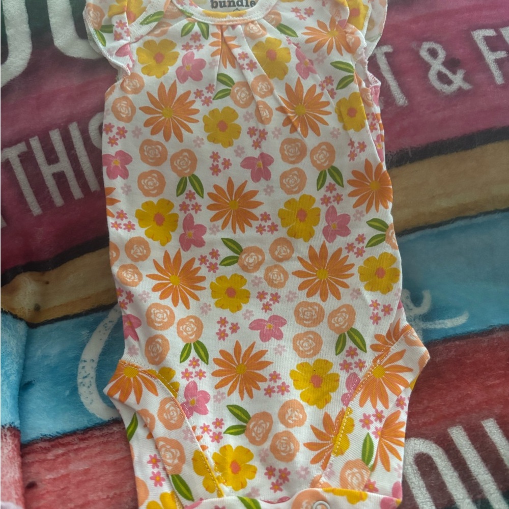 Floral Baby Onesie